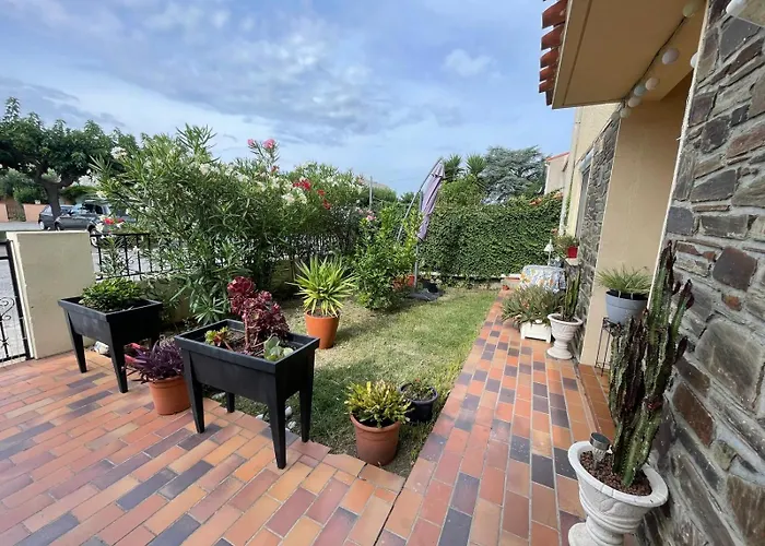 Grande Familiale A 5 Min Des Plages En Voiture - 4 - Wifi - Clim - Stationnement Facile - Grande Cour Saint-Cyprien (Pyrenees-Orientales)