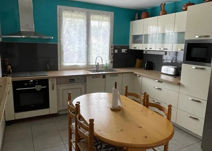 Grande Familiale A 5 Min Des Plages En Voiture - 4 - Wifi - Clim - Stationnement Facile - Grande Cour Vakantiehuis Saint-Cyprien (Pyrenees-Orientales)